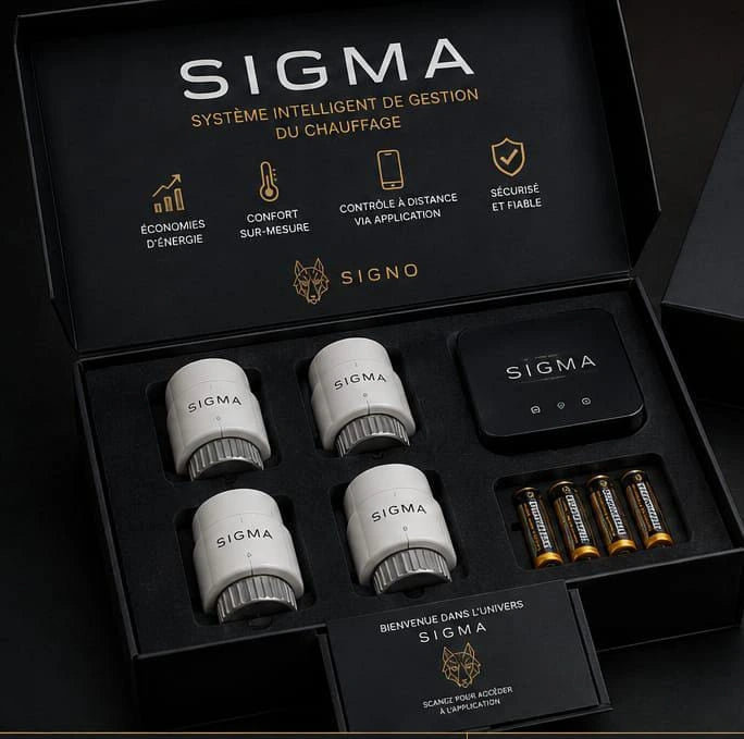 Kit SIGMA Smart Home — 4 vannes connectées